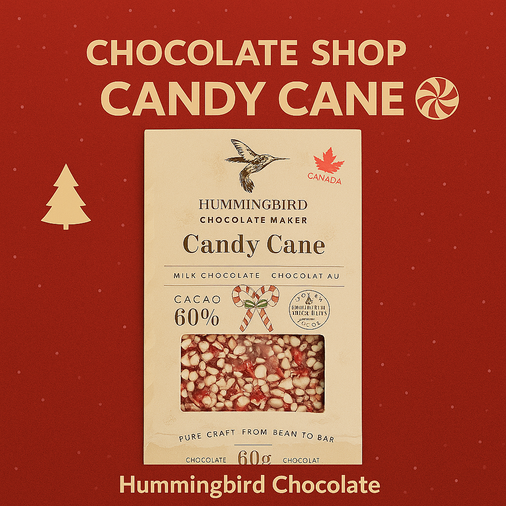 Chocolate Bar Candy Cane 60% - 60g