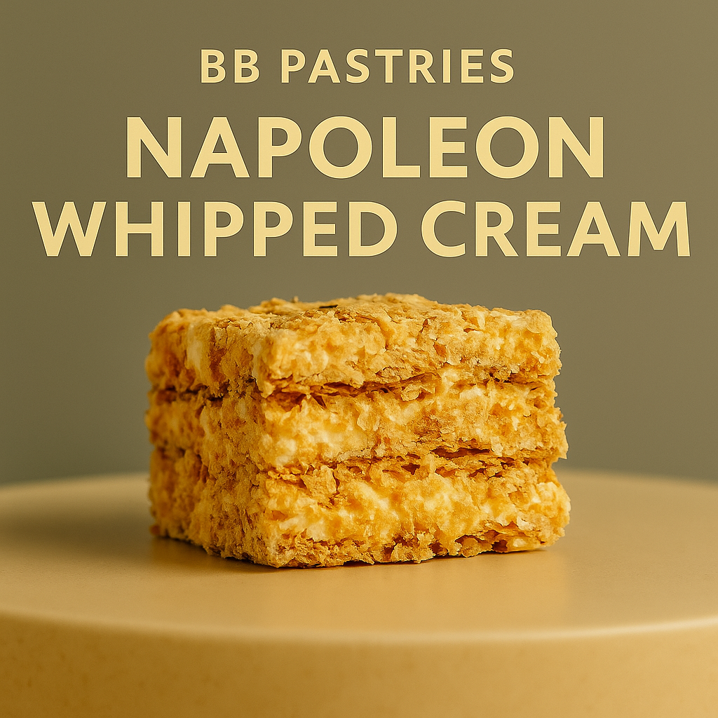 Napoleon Dessert, Whipped Cream