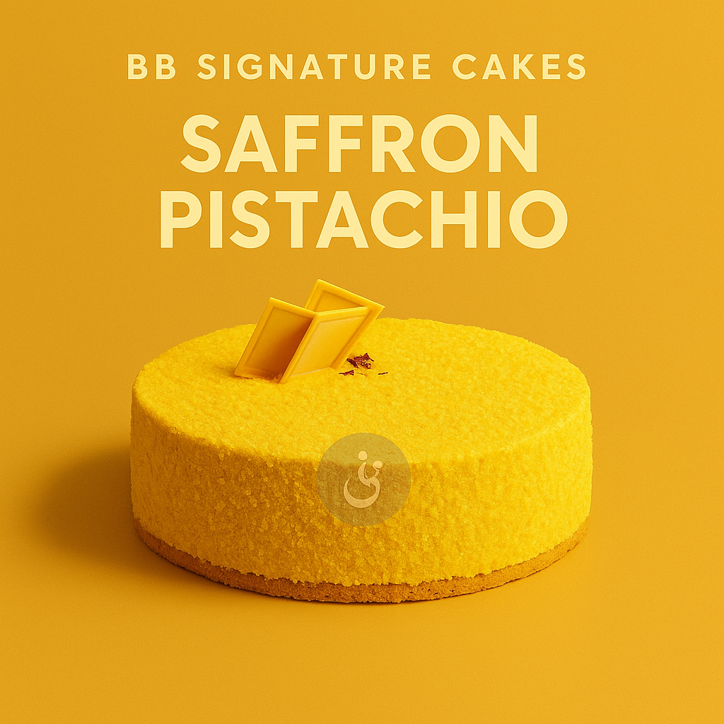 Saffron Pistachio Cake
