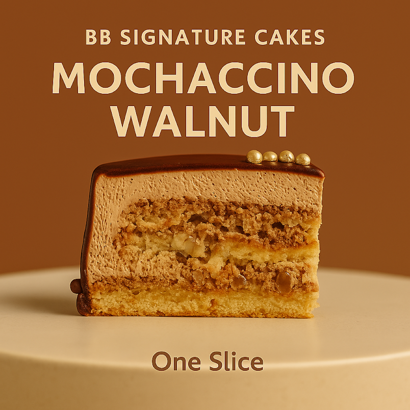 Mochaccino Walnut Cake