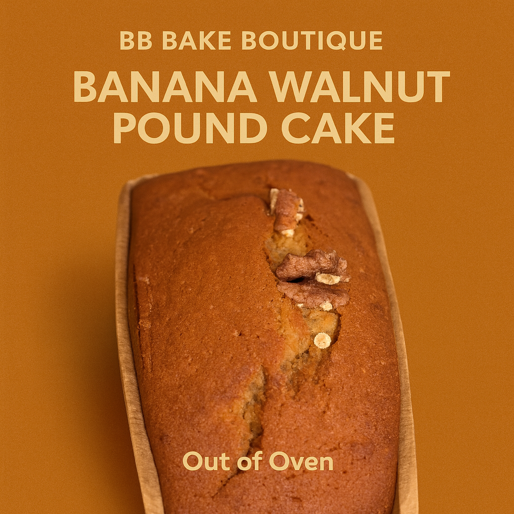Banana Walnut Pound Cake