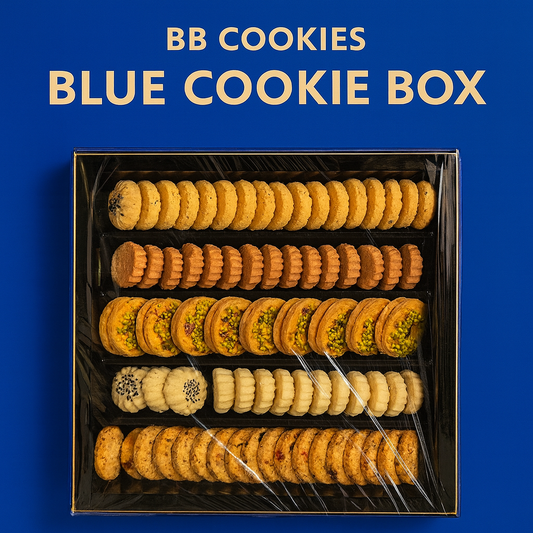 Blue Cookie Box