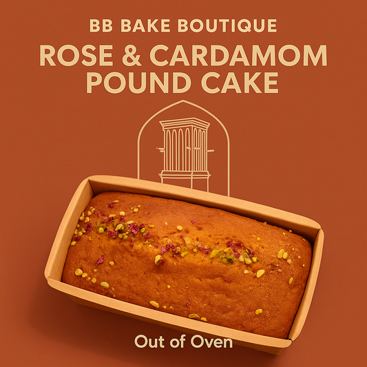 Rose & Cardamom Pound Cake