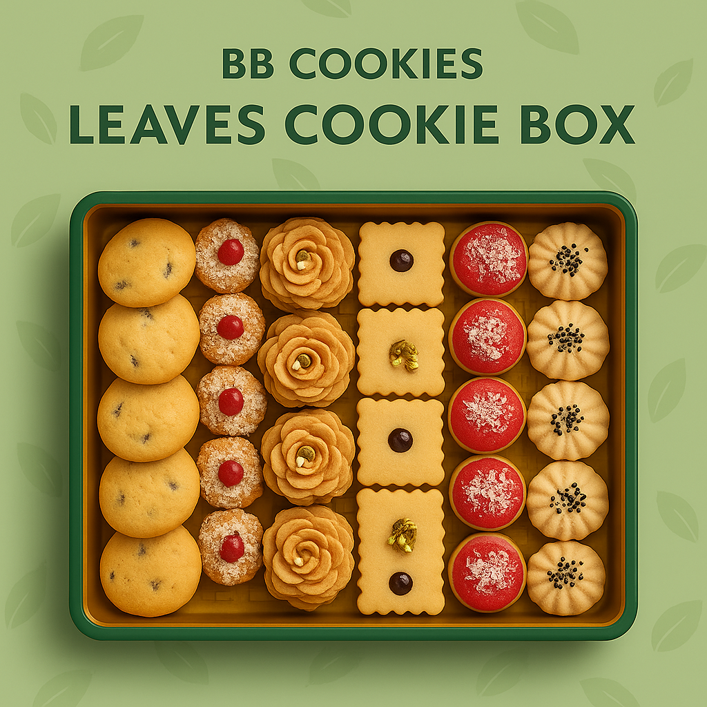 Leaves Cookie Box